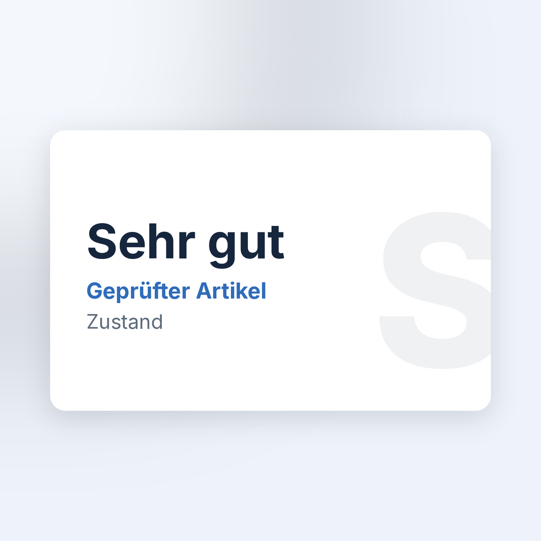 Zustand: Sehr gut