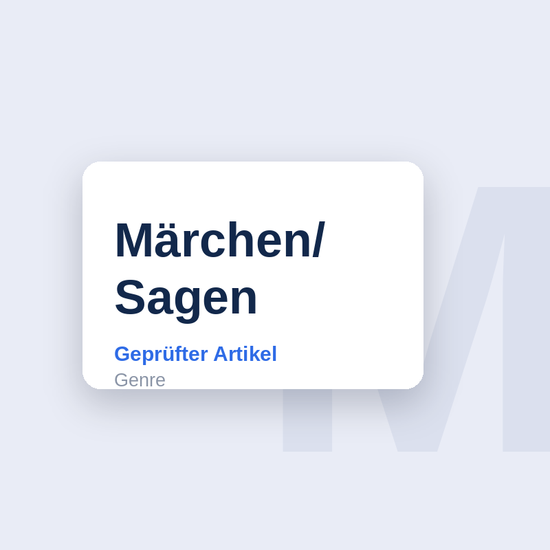 Märchen/Sagen