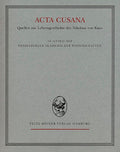 Acta Cusana. Quellen zur Lebensgeschichte des Nikolaus von Kues. Band I, Lieferung 3b