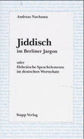 Jiddisch im Berliner Jargon