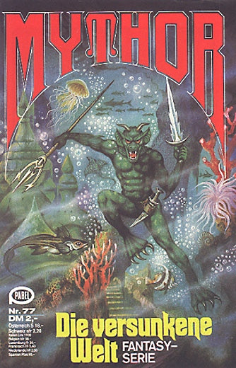 Die versunkene Welt (Deutsch) — Mythor Nr. 77, Hoffmann, Horst